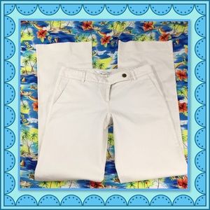 DIANE von FURSTENBERG WHITE FLARE DENIM JEANS 6